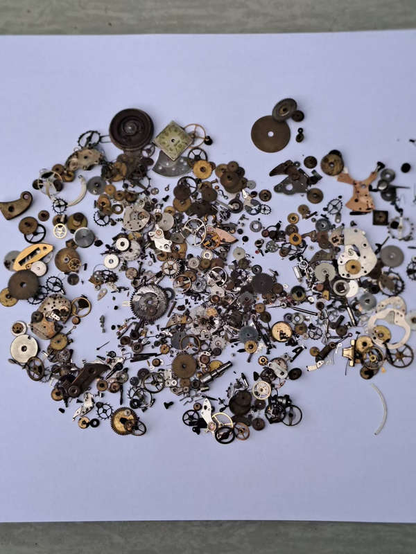 LARGE LOT OF WATCH SPARES FOR THE MORE CREATIVE MIND