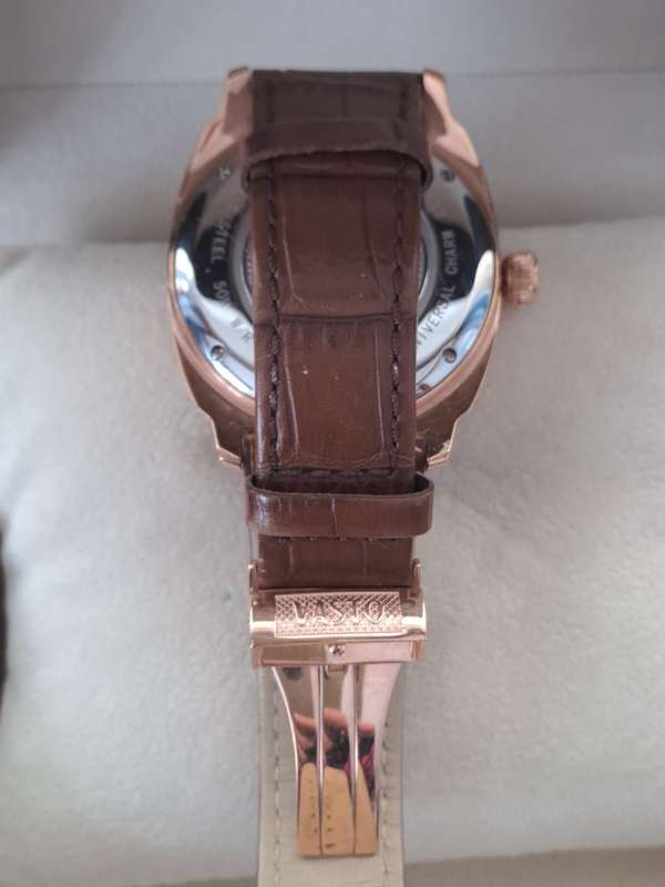 Large Bold men's rose gold Vasto watch new unworn