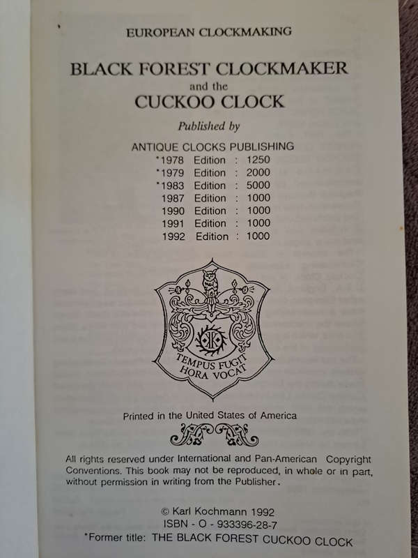 BLACK FOREST CLOCKMAKER AND THE CUCKOO CLOCK BY Karl Kochmann
