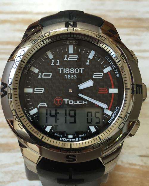 Tissot T-touch titanium smart watch Swiss made