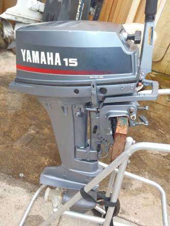 15 HP Yamaha outboard motor