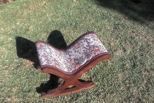 antique footstool