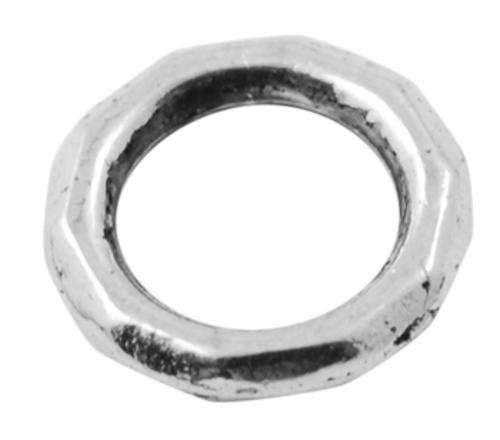 Alloy Linking Rings, Silver Color, 12mm, inner 8mm