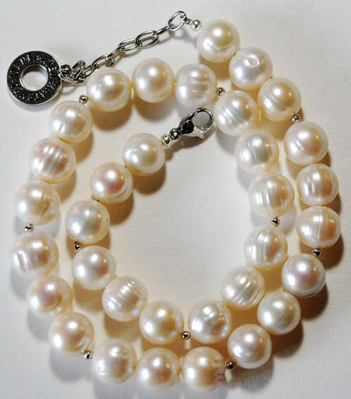 Atenea handmade Freshwater pearl necklace 12-13mm pearls