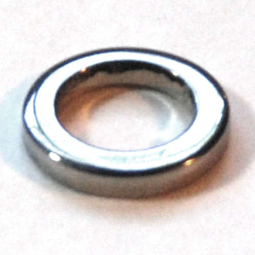Stainless Steel Connector, donut, 9x9x1mm, Hole:Approx 6mm