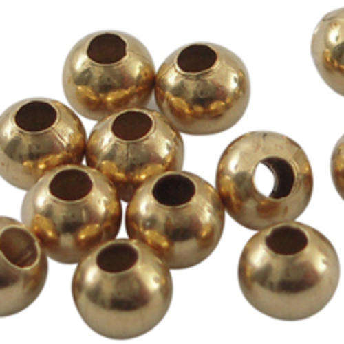Brass Spacer Beads, Round, Unplated, 3mm in diameter, hole: 1.2mm, sold per 100