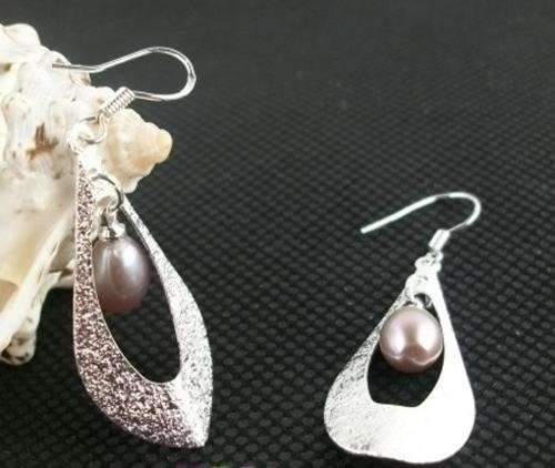 7-8mm Pearl earring (Bohemian Style)