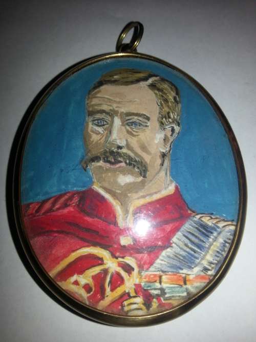 BOER WAR LEADER RARE MINATURE PORTRAIT "GENERAL SIR REDVERS BULLER"