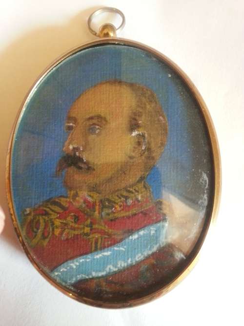 BOER WAR LEADER RARE MINATURE PORTRAIT "COLONEL KEKEWICH"