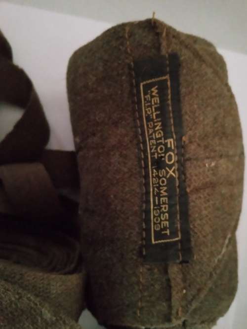 FIRST WORLD WAR 1914-1918 ARMY PUTTEES