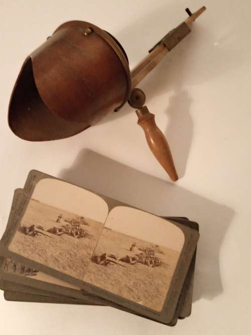 BOER WAR 1899-1900, STEREOSCOPE AND CARDS