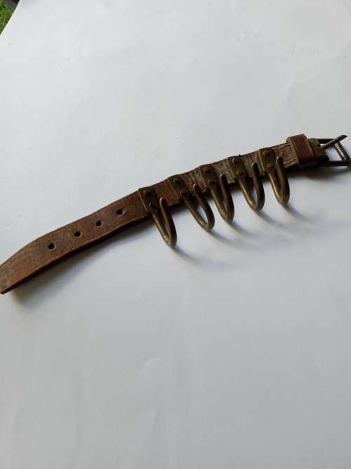 BOER WAR ARMY TENT POLE COAT HOOK STRAP