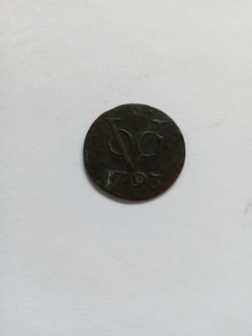 DUTCH SHIPWRECK COIN DATED 1793