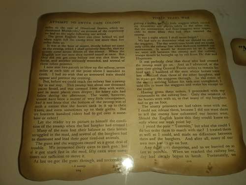 BOER WAR 1899-1902, BATTLEFIELD PICK UPS, BATTLE OF `MODDERVLEI 14th FEBUARY 1901`