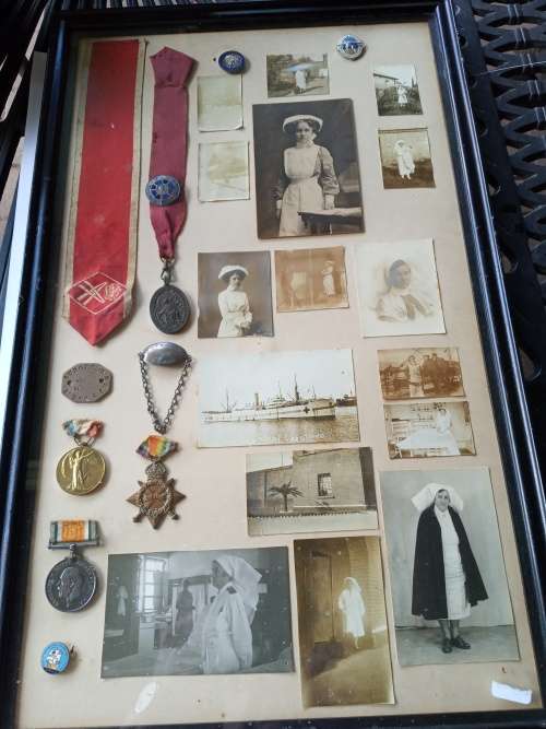WORLD WAR ONE SOUTH AFRICAN TRIO TO A SOUTH AFRICAN NURSE