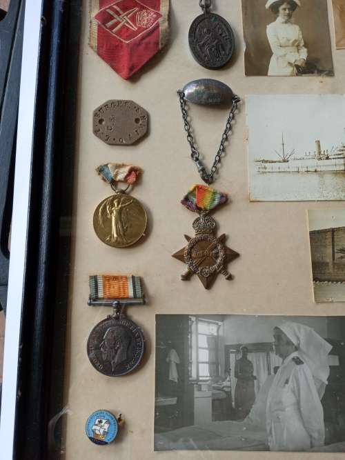 WORLD WAR ONE SOUTH AFRICAN TRIO TO A SOUTH AFRICAN NURSE