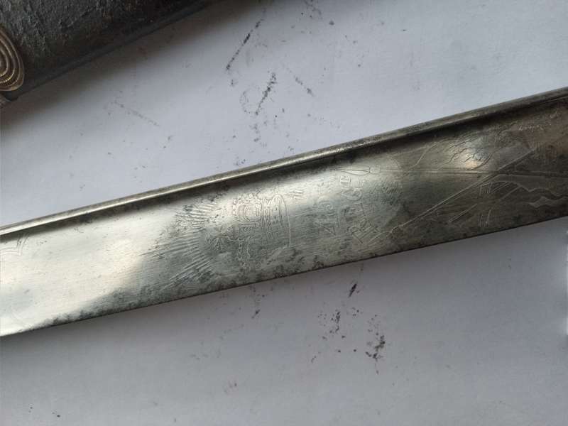 EXTREMLY RARE 1822 PATERN OFFICERS SWORD TO THE 45th REGIMENT