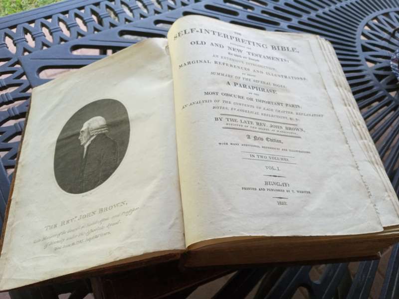 1810 BIBLES OLD AND NEW TESTAMENT