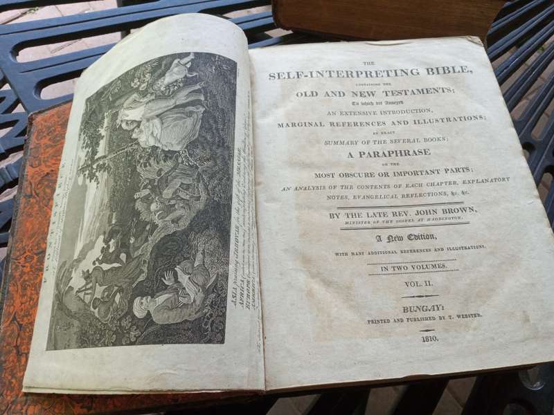 1810 BIBLES OLD AND NEW TESTAMENT