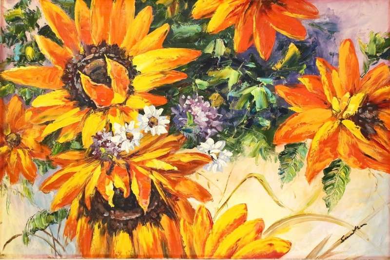 Acrylic artwork on canvas