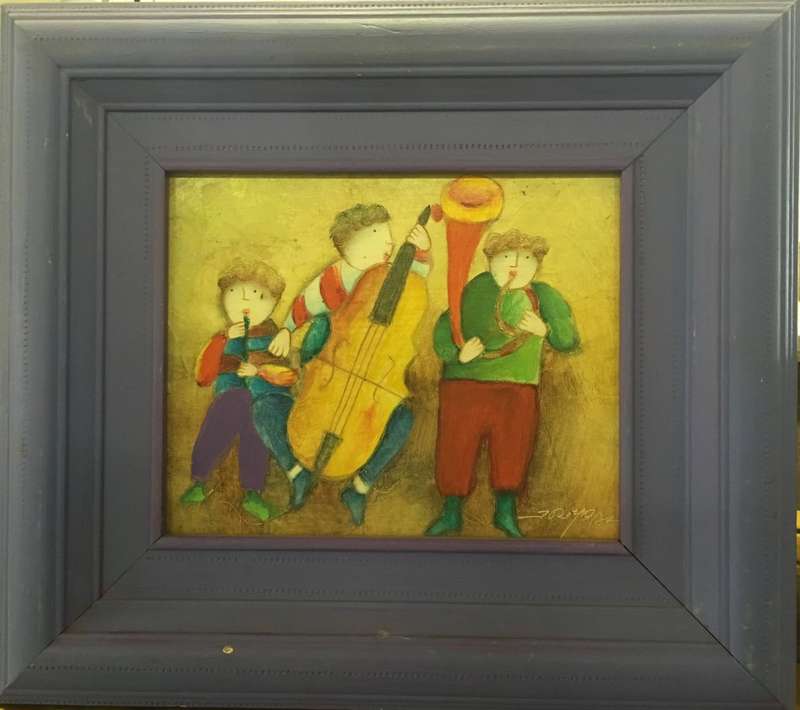 Acrylic on canvas framed