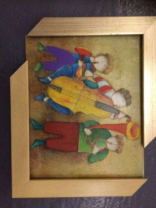 Acrylic on canvas framed