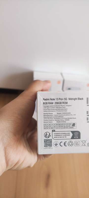 Xiaomi Redmi Note 13 Pro+ 5G Dual Sim 256GB - Black Dual Sim
