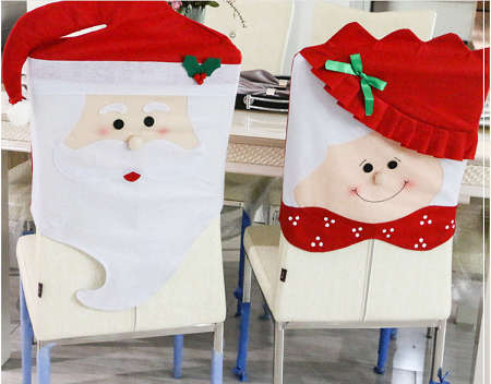 X'mas chair cover-- one pair