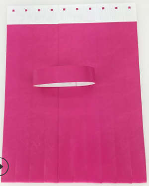 100 Tyvek Wristband