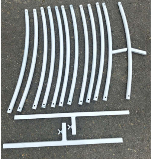 2m(7ft) Round Backdrop Stand,Iron Circle Balloon Arch