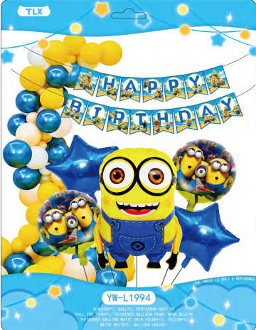 Minnion Balloon Set