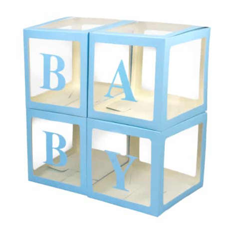 Balloon boxes--Pink--4pcs in one set