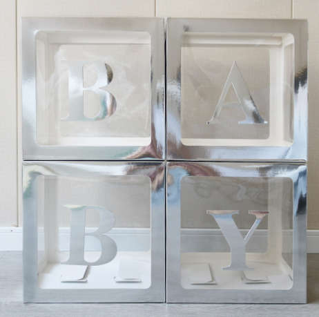 Balloon boxes--Gold--4pcs in one set