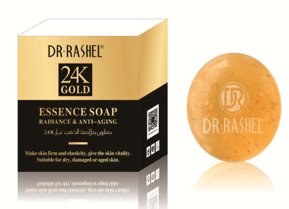 DR RASHEL 24K GOLD ESSENCE SOAP--100G
