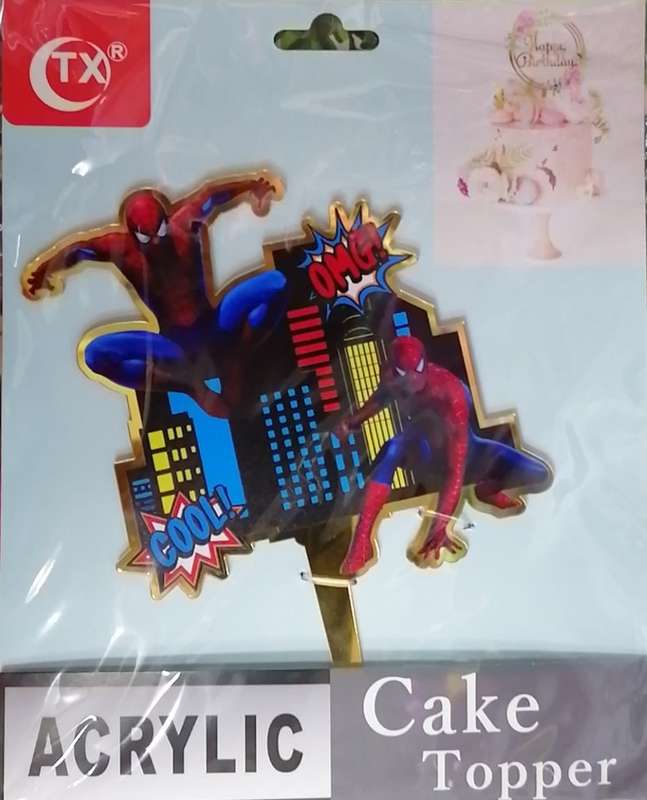 Spiderman Cake Topper