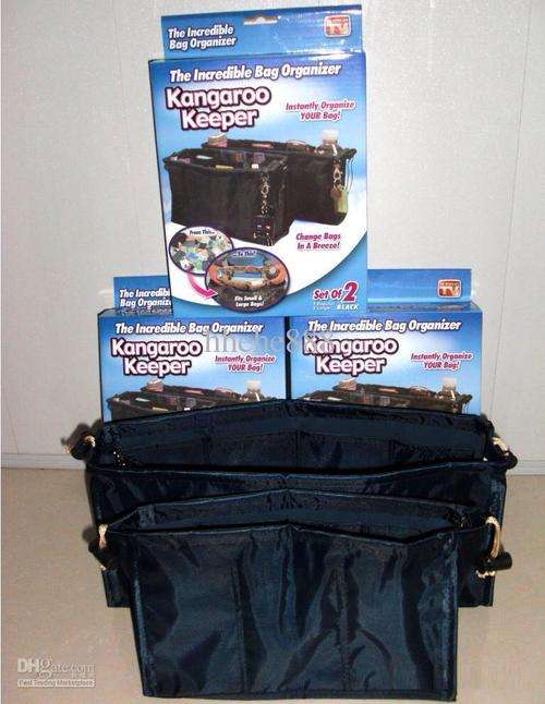 - kangaroo keeper the incredible purse organizer black or TAN