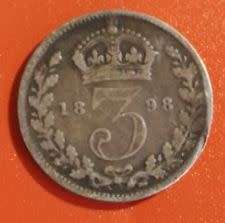 *** 1898 - THREE PENCE - AS PER IMAGES ***