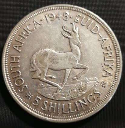 *** 1948 - SA UNION 5 SHILLINGS - AS PER IMAGES ***