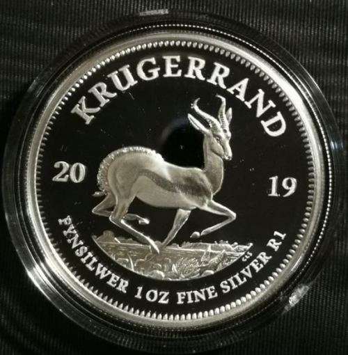 *** 2019 - SA SILVER PROOF KRUGERRAND  ***