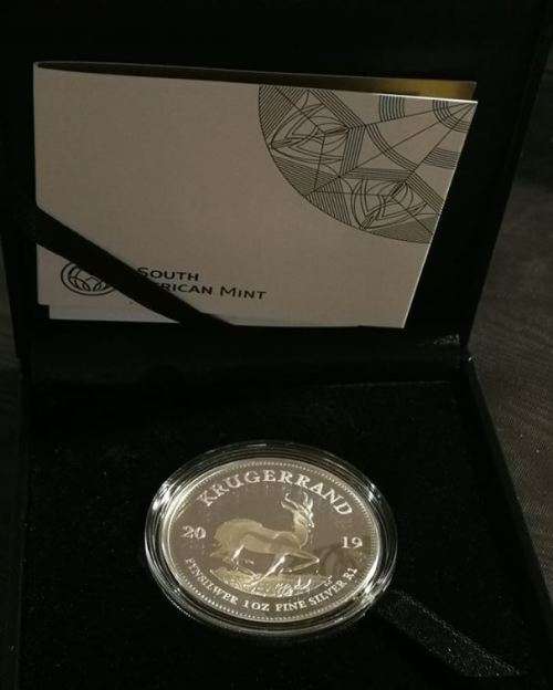 *** 2019 - SA SILVER PROOF KRUGERRAND  ***