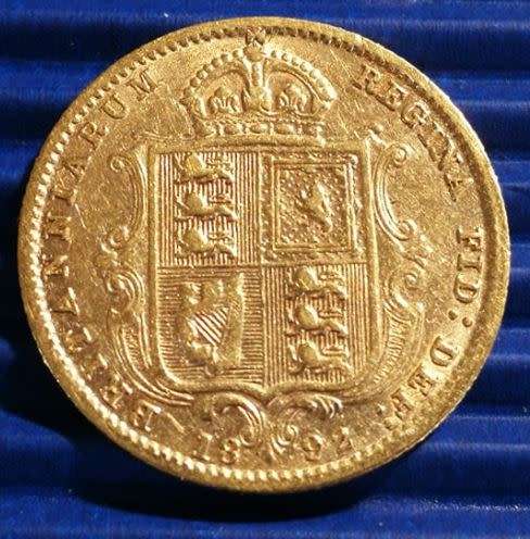 *** 1892 - BRITISH 1/2 SOUVEREIGN GOLD (22ct) ***