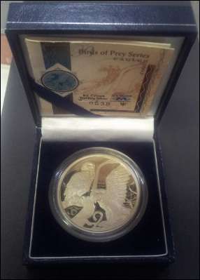 ***2003 BIRDS OF PREY EAGLES SILVER R2 COININ BOX WITH CERTIFICATE***