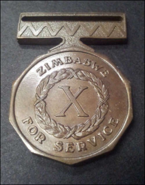 ***ZIMBABWE Air Force Long Service medal 10 years***