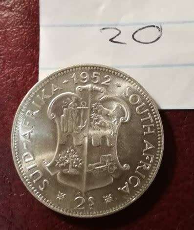 *** 1952 - SA UNION 2 SHILLINGS - GREAT DETAILS - AS PER IMAGES ***