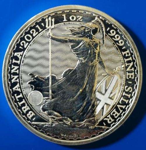 *** 2021 - BRITAIN .999 FINE SILVER 1 OZ COIN ***