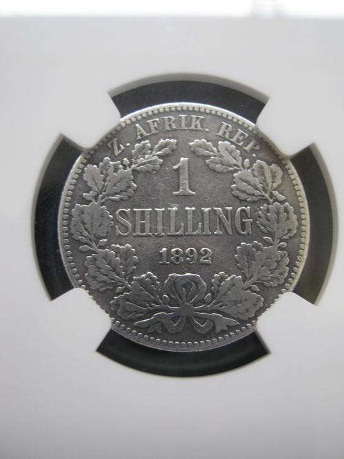 ***1892 ZAR 1 SHILLING GRADED***