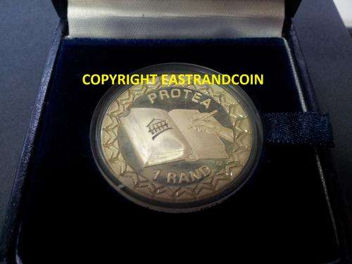 ***BRAND NEW PROOF 1996 CONSTITUTION SILVER ONE RAND IN BOX WITH CERTIFICATE***