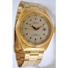 LANCO GOLD ROUND CHAMPAGNE DIAL WITH DATE