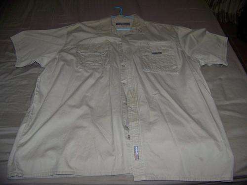 SHIRT - *STERLING* KHAKI SHORT SLEEVE SIZE 2XL
