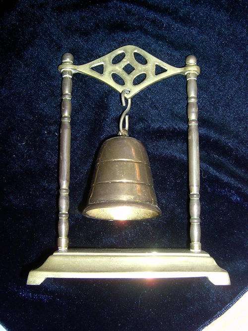 brass standing bell